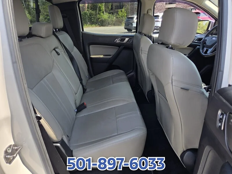 Used 2020 White Platinum Clearcoat Metal FORD LARIAT 2WD SUPERCREW 5