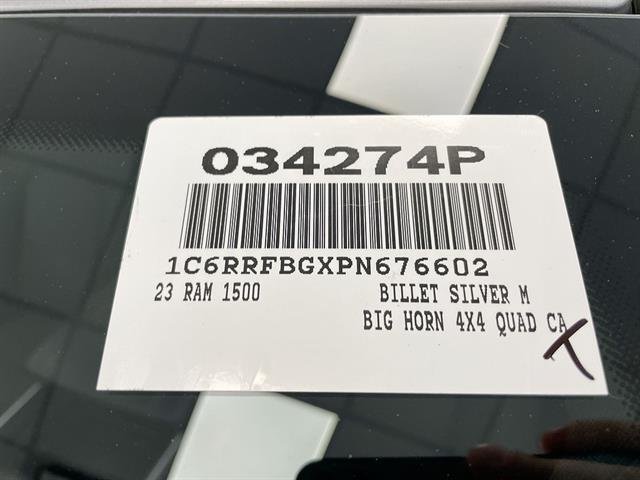 Certified Used 2023 Billet Silver Met Ram Big Horn image 34