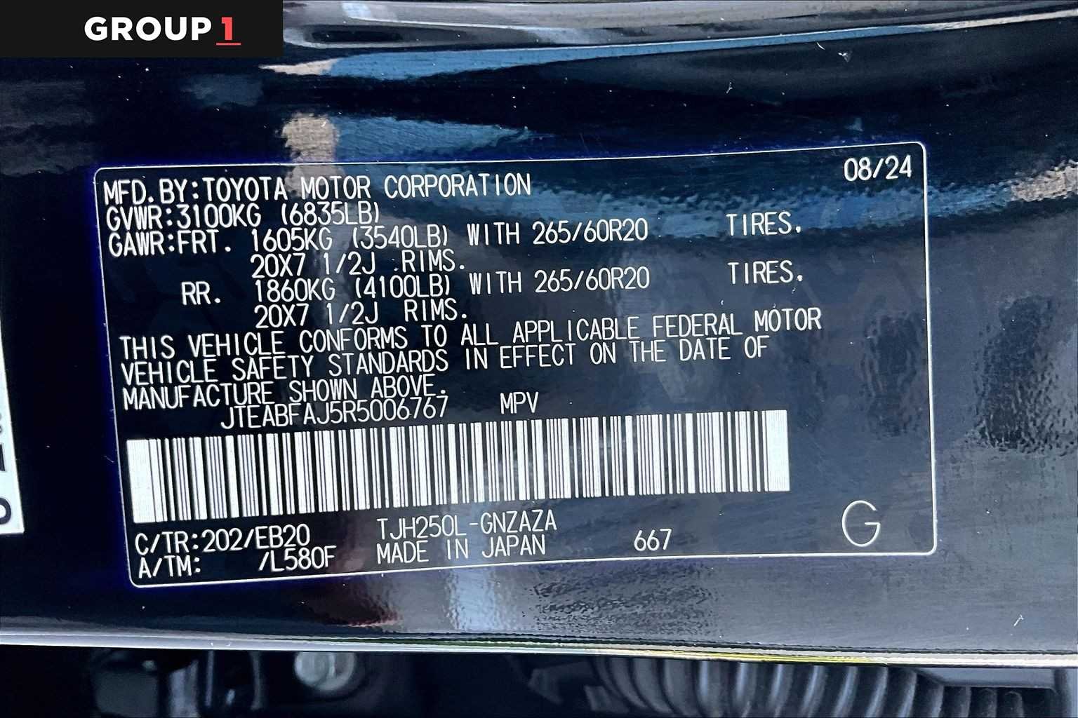 Used 2024 Black Toyota  image 36
