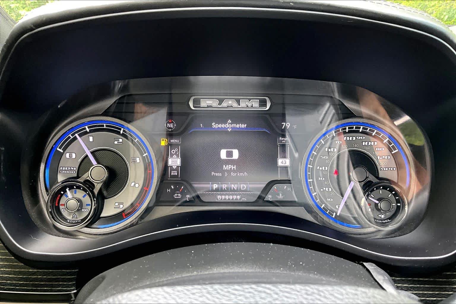 Used 2021 Diamond Black Crystal Pearlcoat Ram Limited image 26