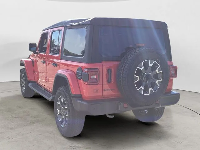 New 2026 Firecracker Red Clearcoat Jeep 4-DOOR SAHARA image 3
