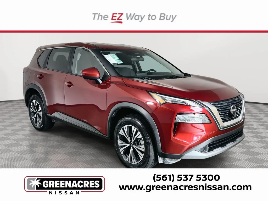 Certified Used 2023 Red Nissan SV image 1