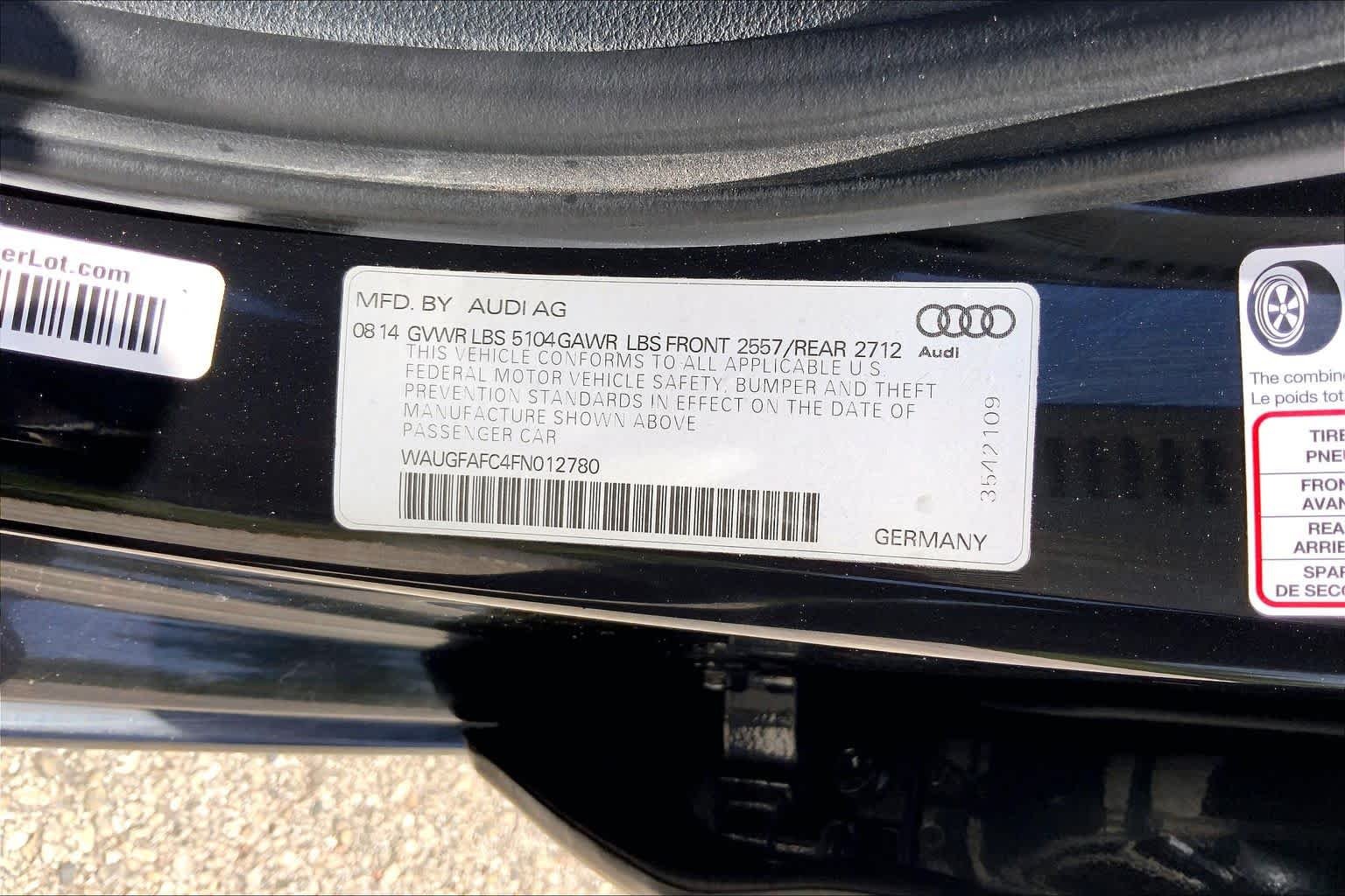 Used 2015 Brilliant Black Audi 2.0T Premium Plus image 35