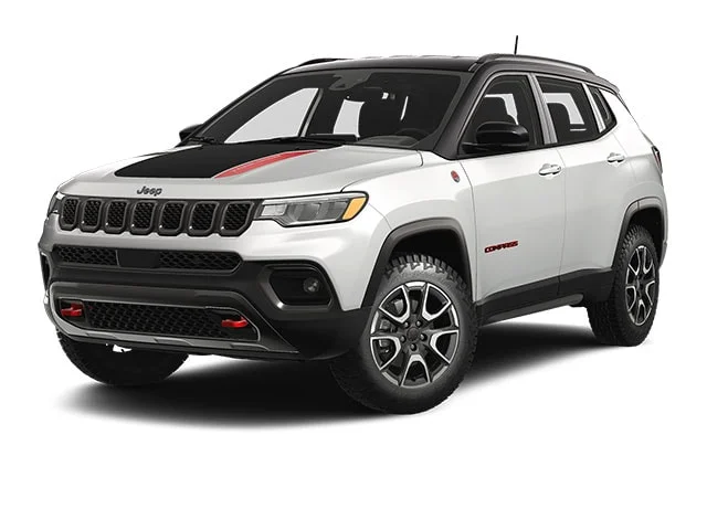 Used 2025 Bright White Clearcoat Jeep Trailhawk 4x4 image 1