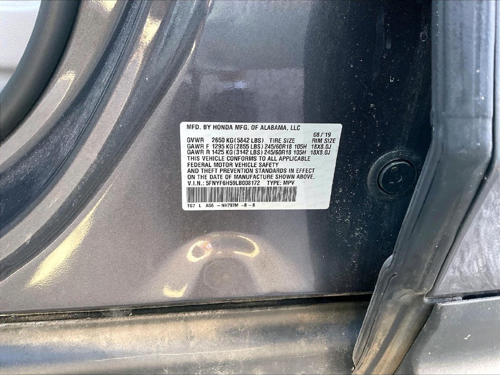 Used 2020 Gray Honda EX-L image 6