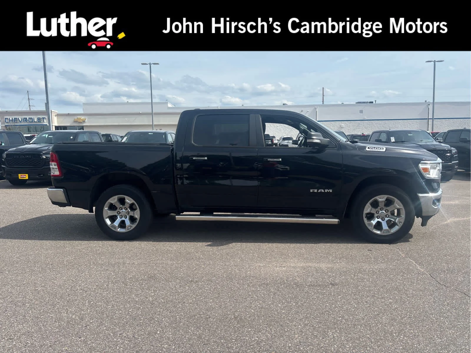 Used 2019 Diamond Black Crystal Pearlcoat Ram Big Horn/Lone Star image 1
