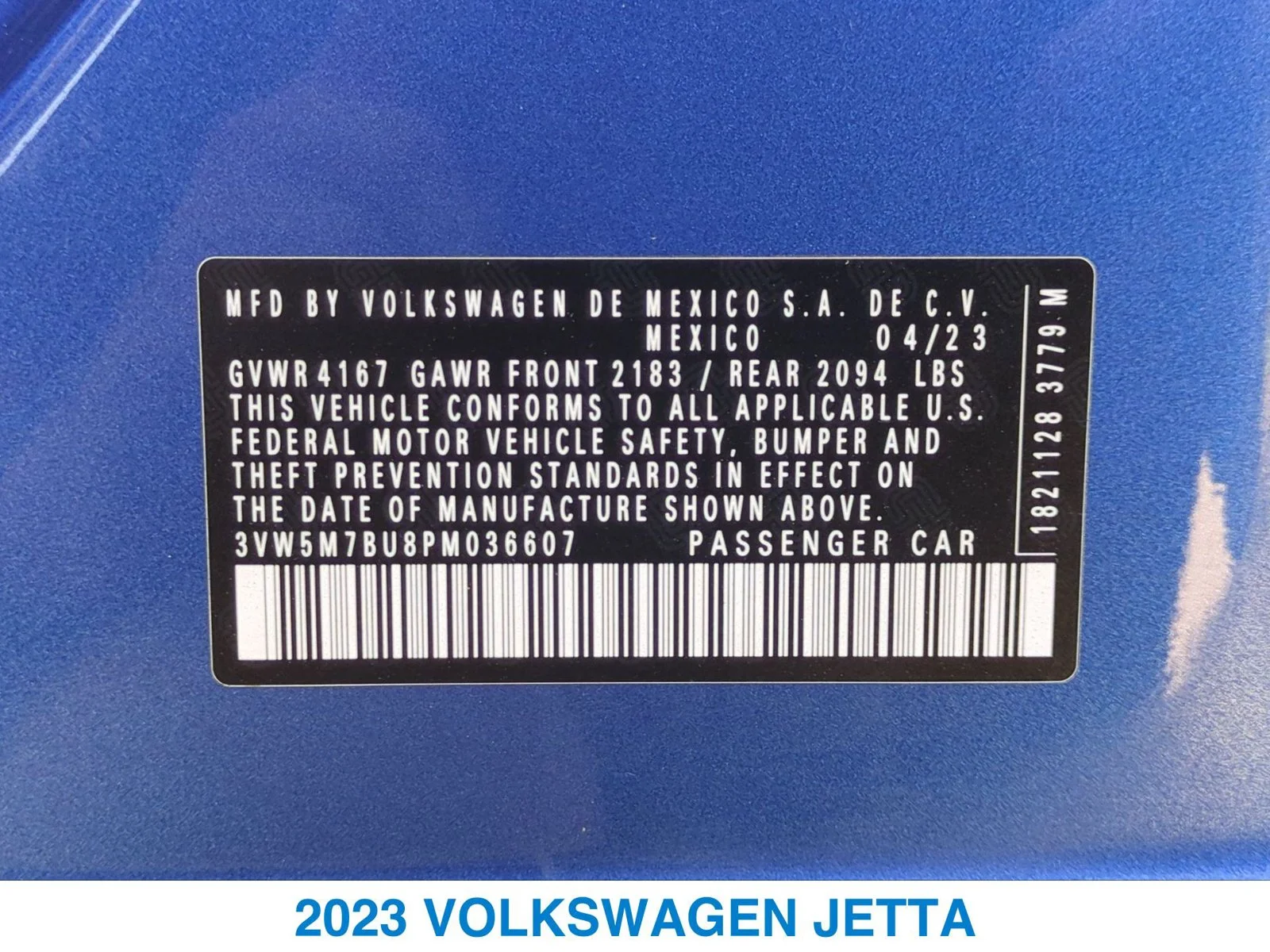 Certified Used 2023 Blue Volkswagen 1.5T S image 26