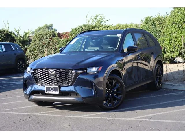 New 2026 Deep Crystal Blue Mica Mazda 3.3 Turbo Premium Sport AWD image 1