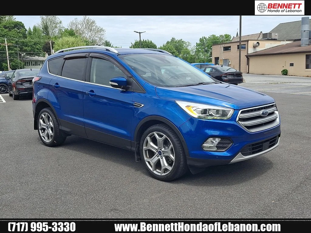 Used 2017 Blue Ford Titanium image 1
