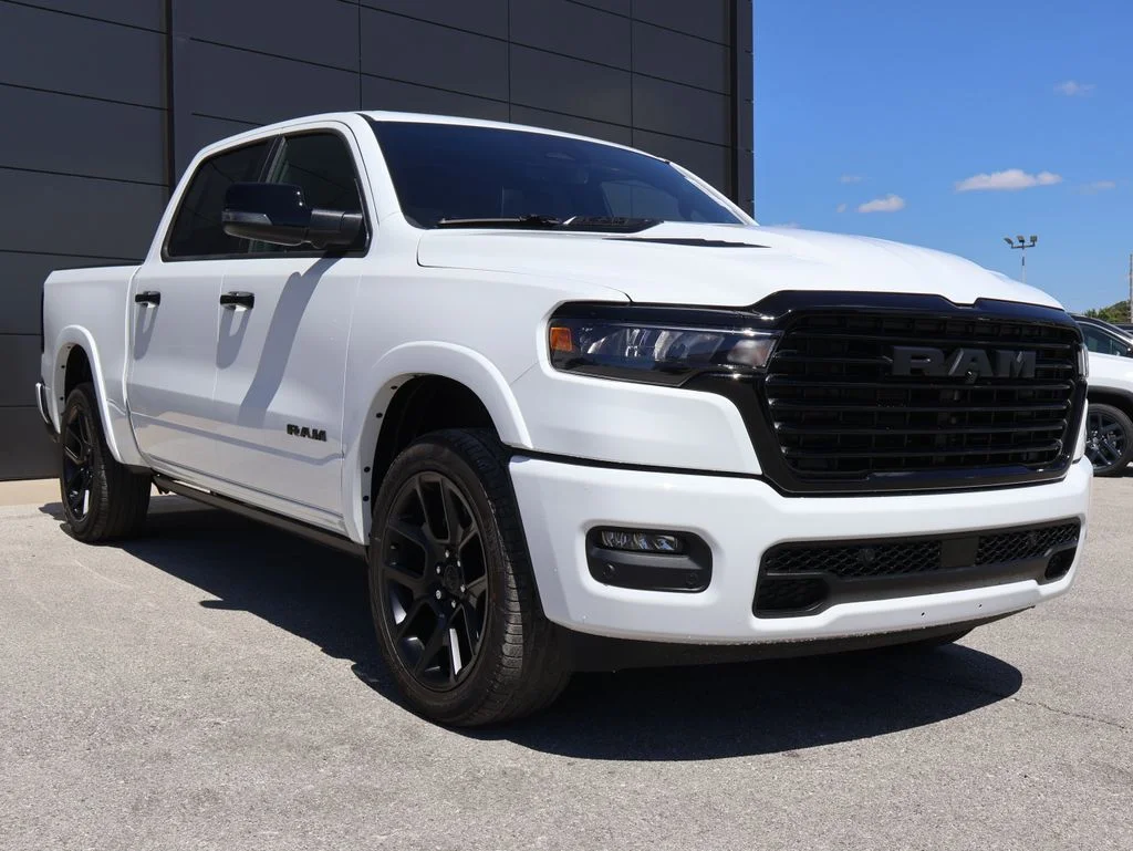 New 2026 Bright White Clear-Coat Exterior Paint RAM Laramie image 6