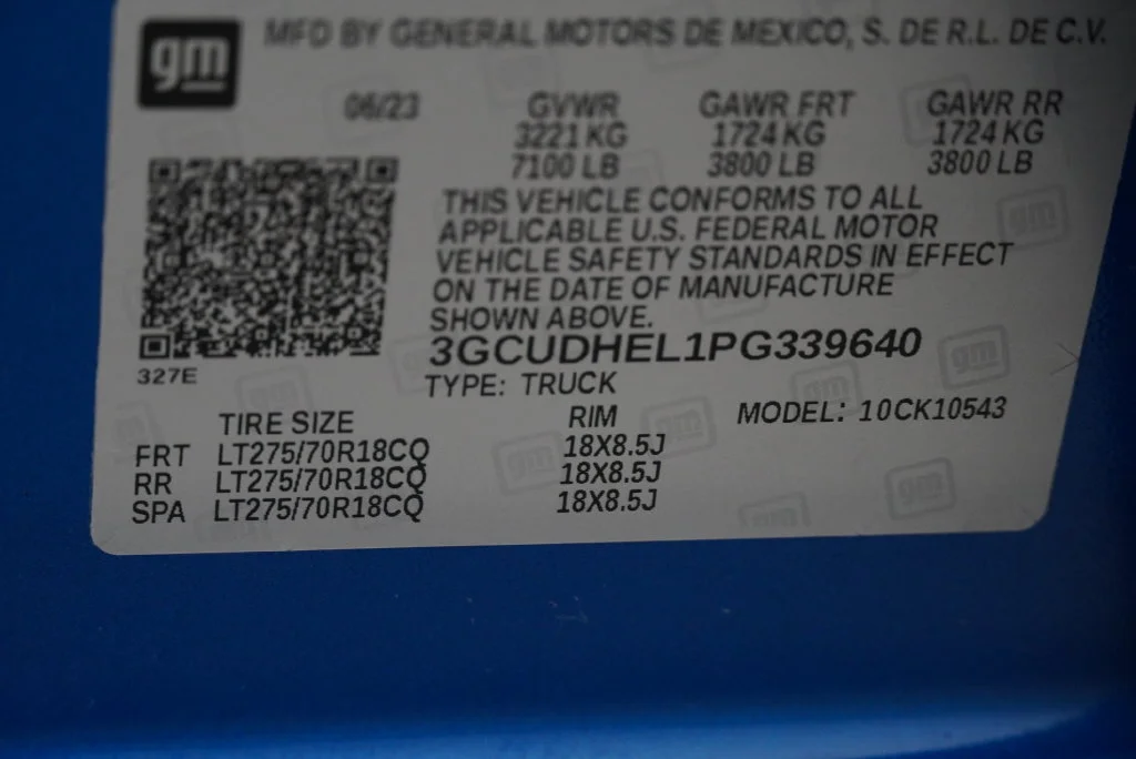 Used 2023 Glacier Blue Metallic Chevrolet ZR2 image 48