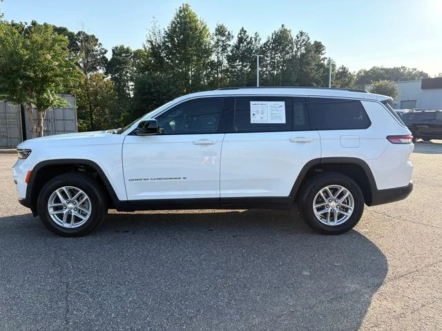 Used 2024 Bright White Clearcoat Jeep Laredo image 3