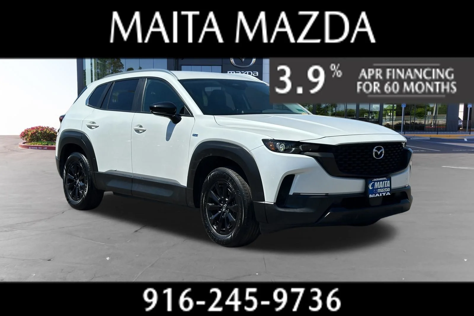 Certified Used 2025 Wind Chill Pearl Mazda Preferred image 1