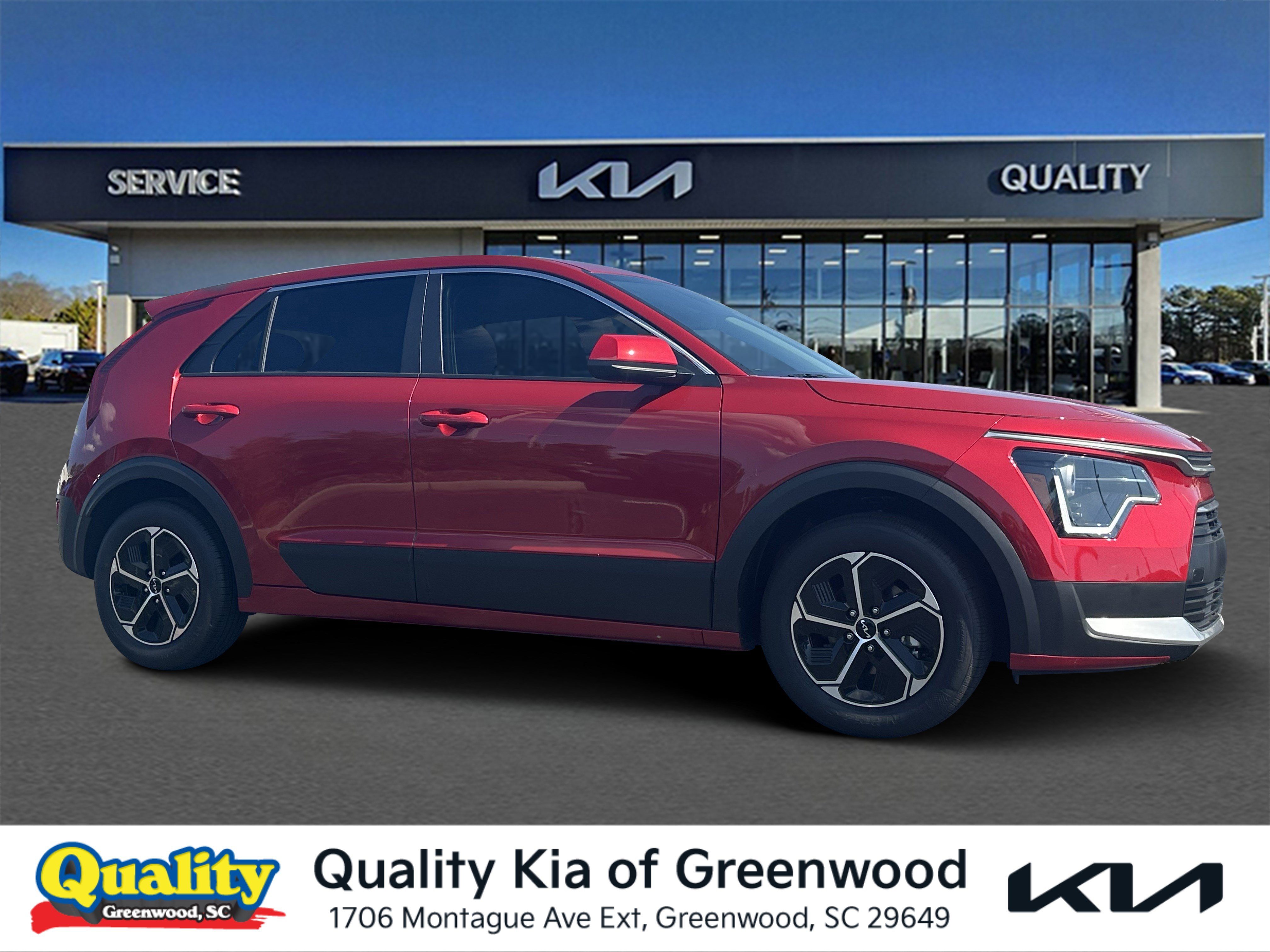 New 2026 Runway Red Kia LX image 1