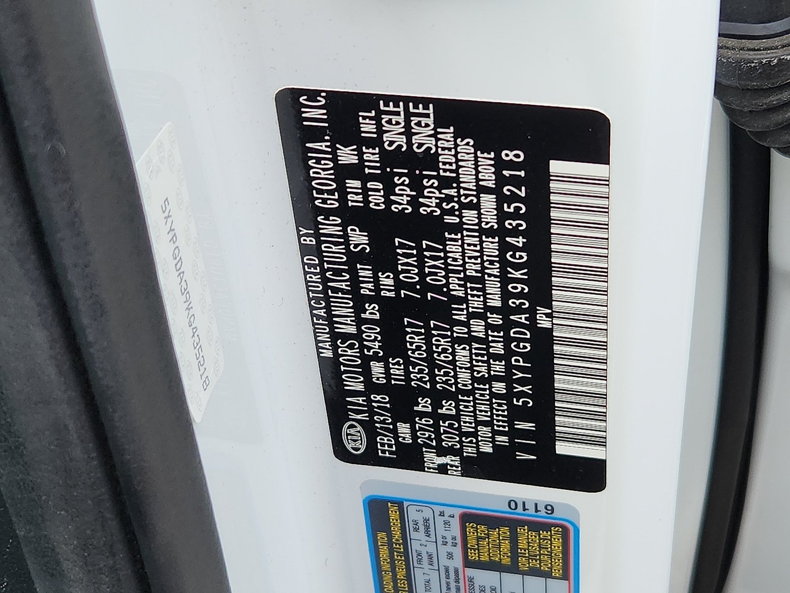 Certified Used 2019 Snow White Pearl - SWP Kia 2.4L LX image 26