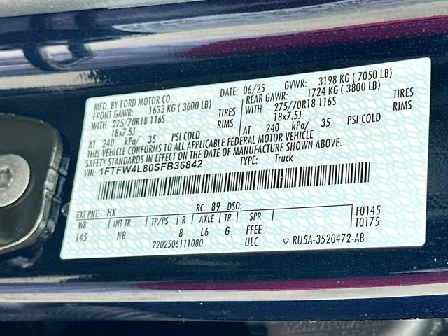 Used 2025 Blue Ford Tremor image 32