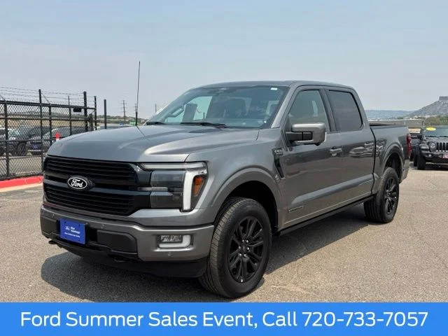 Used 2025 Gray Ford Platinum image 1