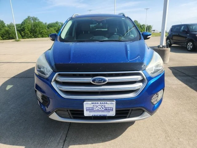 Used 2017 Blue Ford Titanium image 2