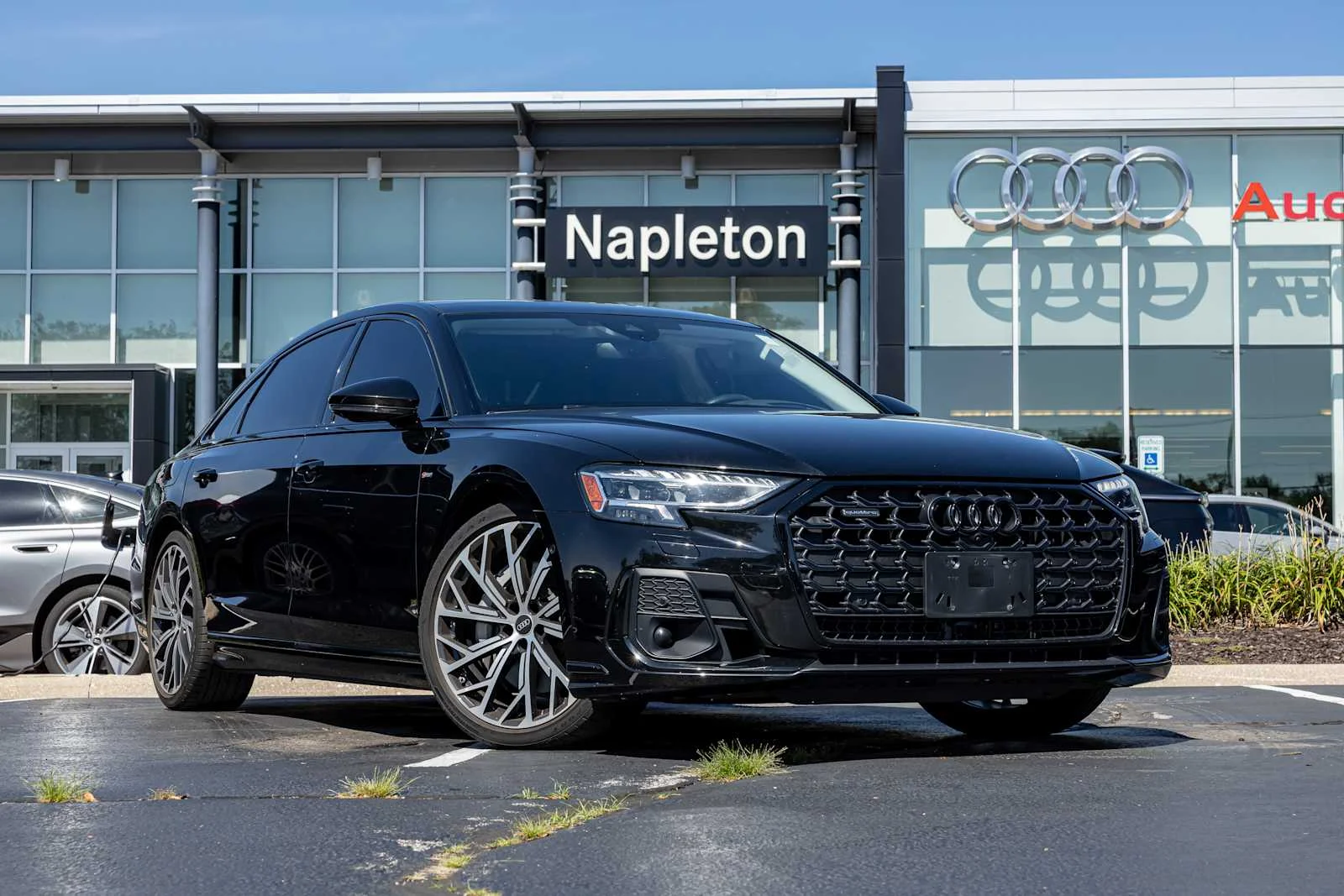 Used 2023 Mythos Black Metallic Audi  image 1