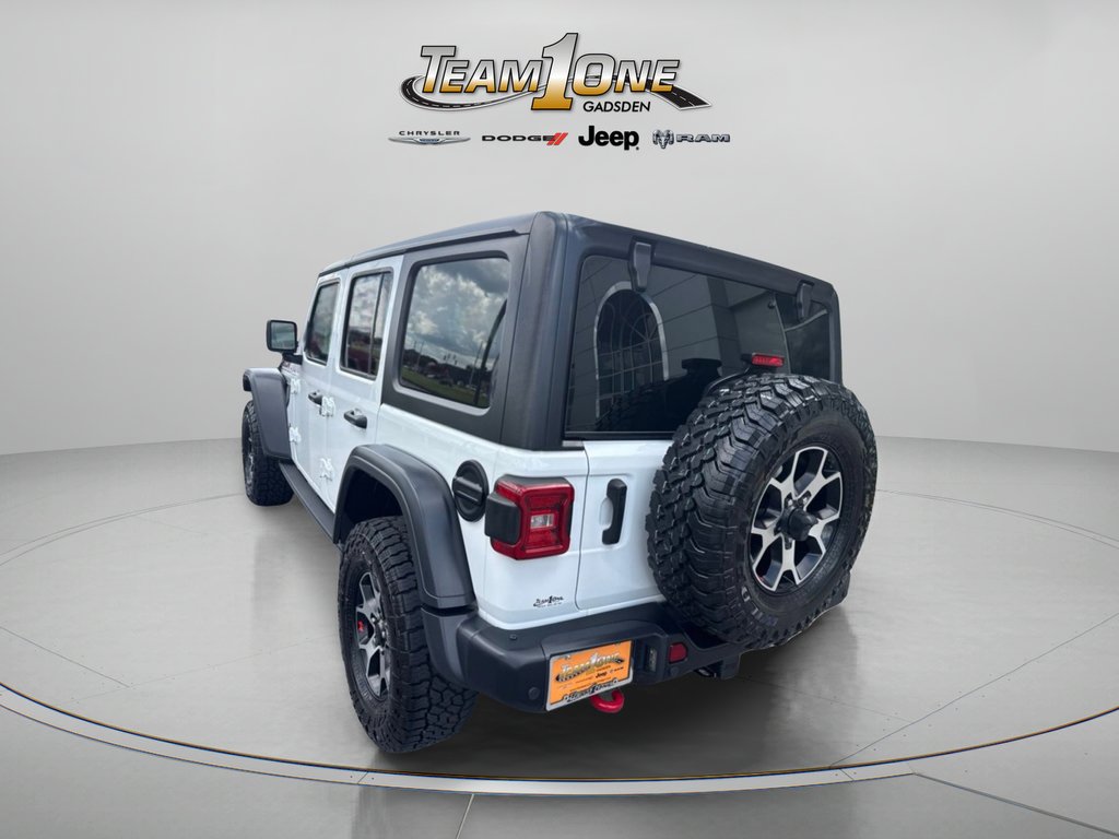 Used 2021 Bright White Clearcoat Jeep Unlimited Rubicon image 8