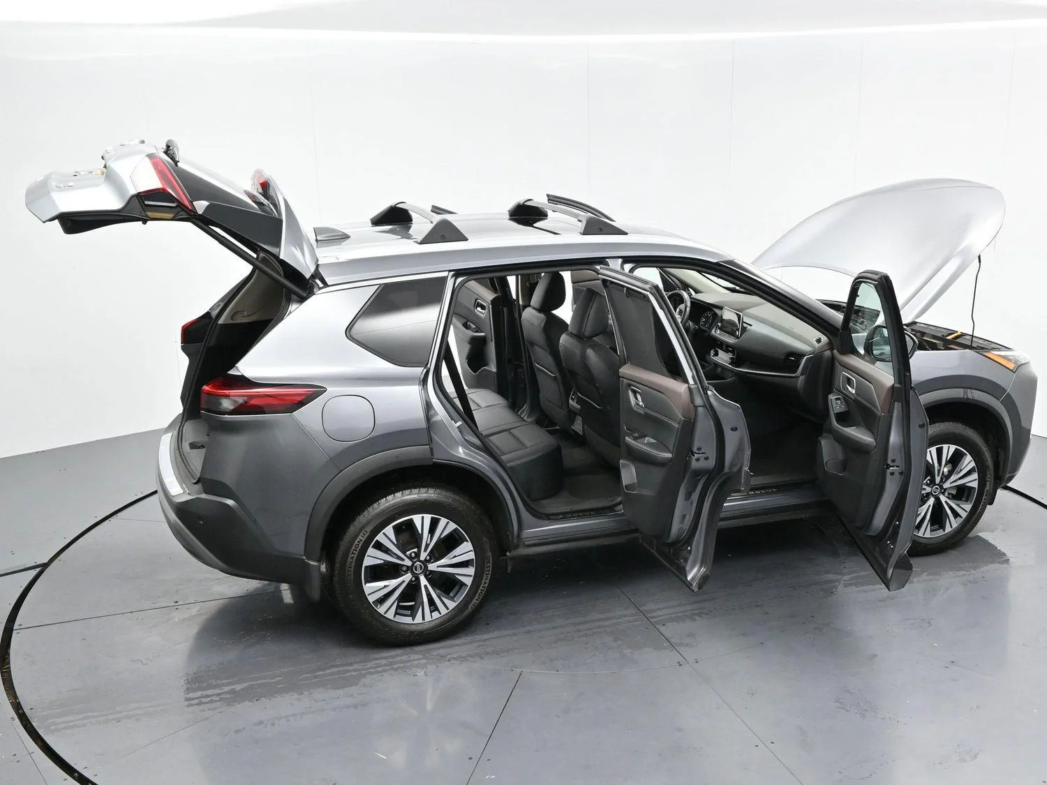 Used 2021 Gun Metallic Nissan SV image 40