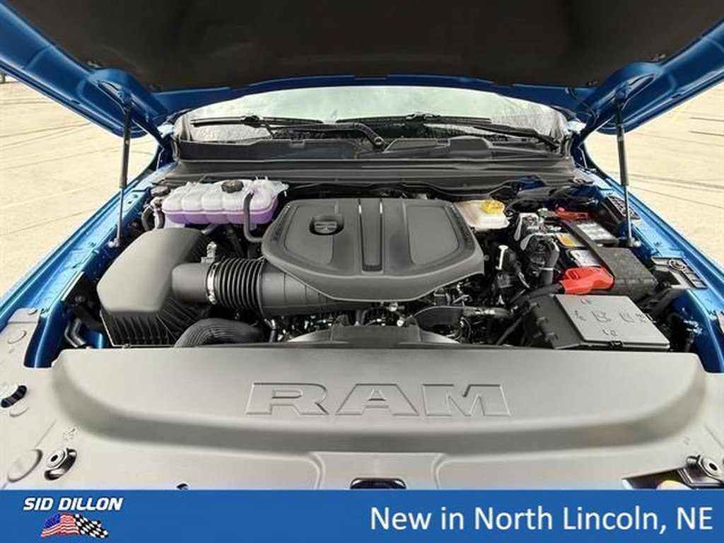 New 2026 Hydro Blue Pearl-Coat Exterior Paint RAM Warlock Crew Cab 4x4 5