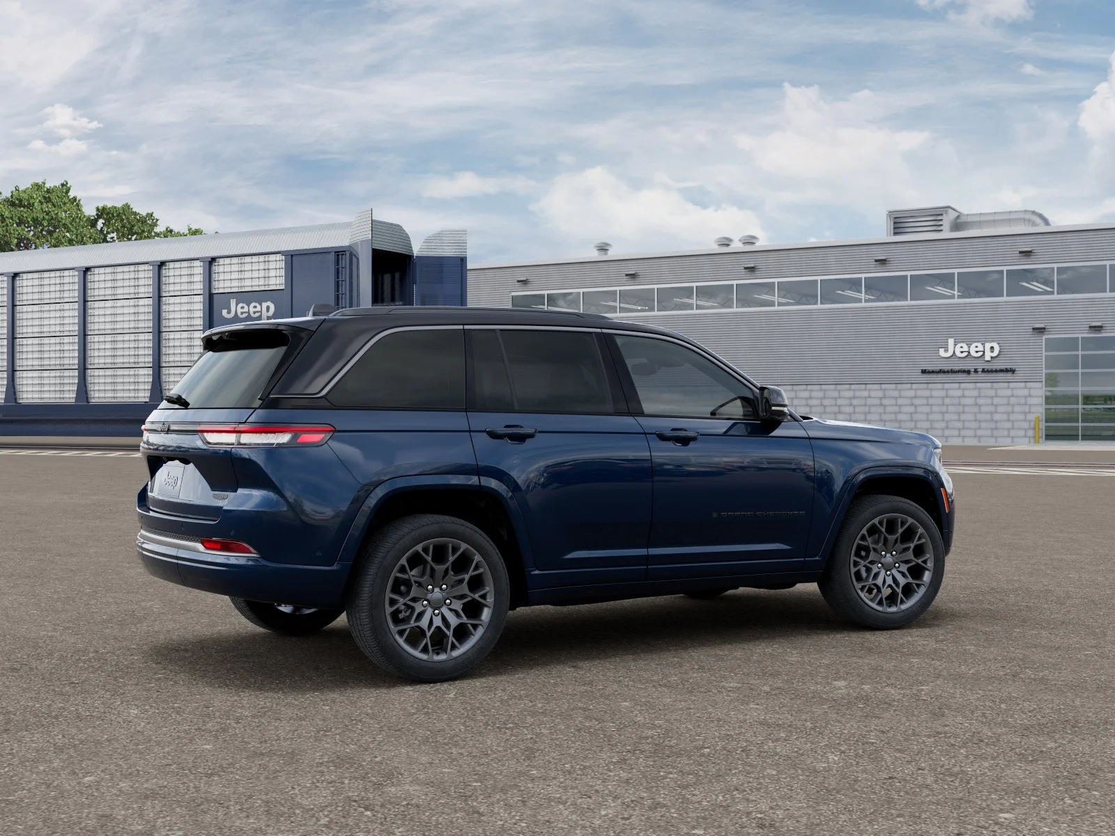New 2026 Fathom Blue Pearl-Coat Exterior Paint Jeep Summit image 2
