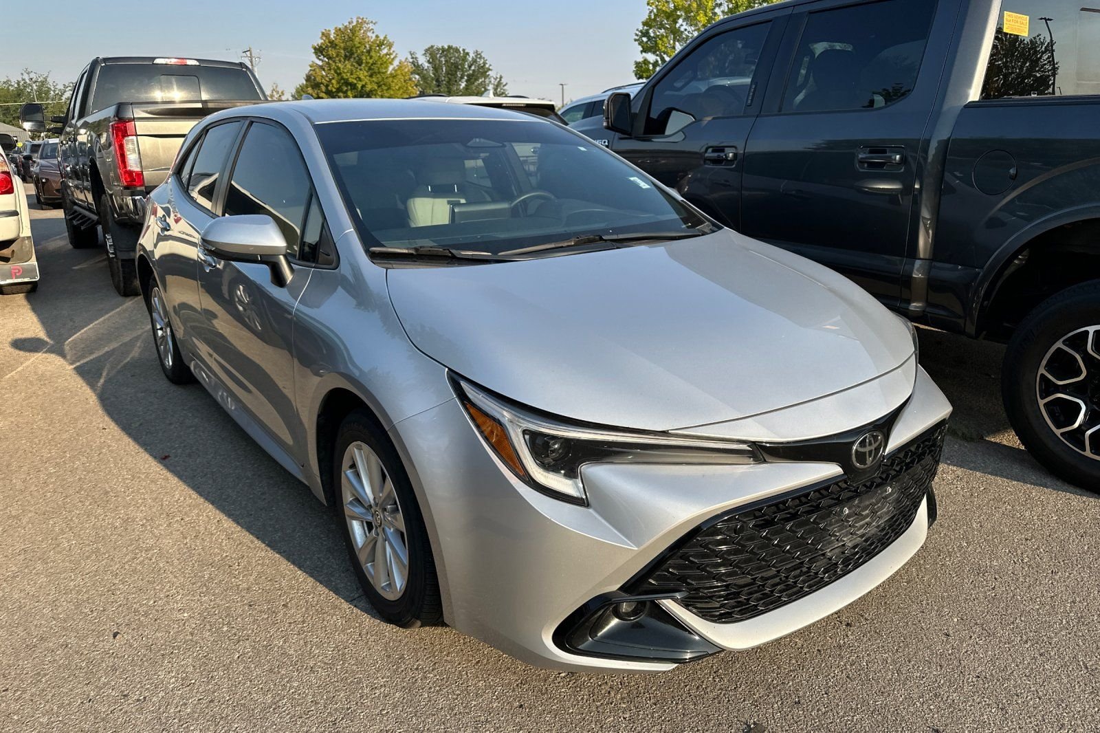 Used 2024 Silver Toyota SE image 2