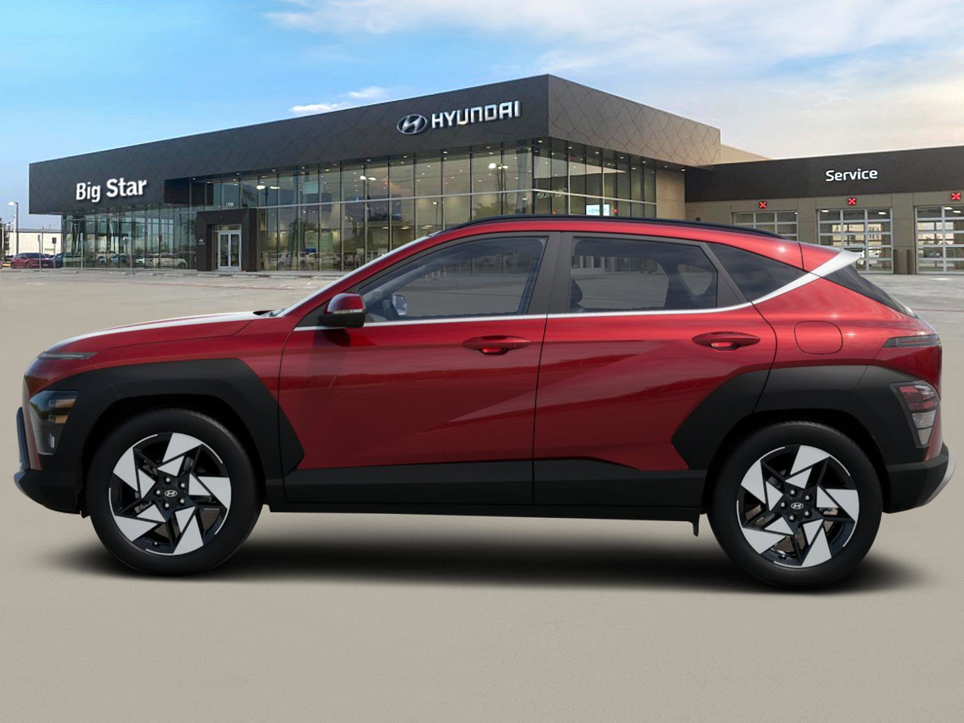 New 2026 Ultimate Red Metallic Hyundai SEL Sport FWD image 2