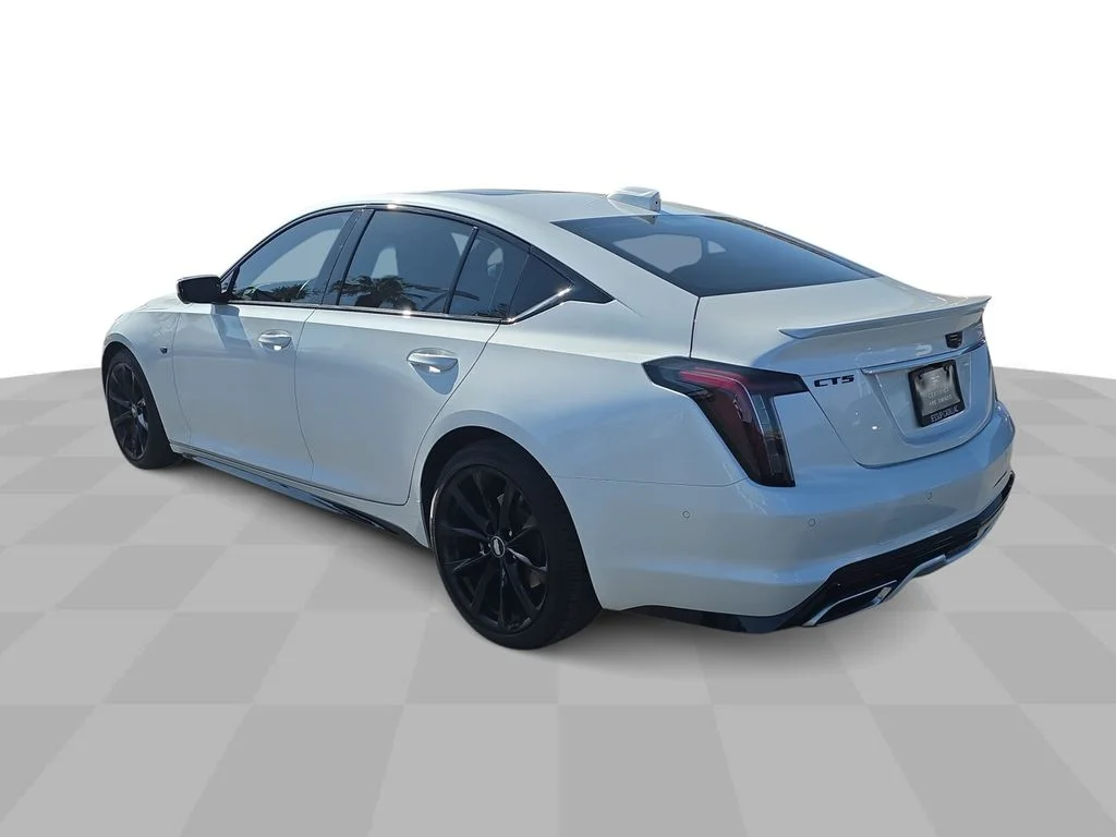 Used 2025 Crystal White Tricoat Cadillac Sport image 6