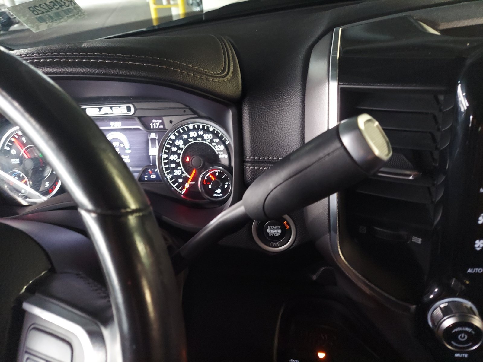 Used 2021 Diamond Black Crystal Pearlcoat Ram Laramie image 22