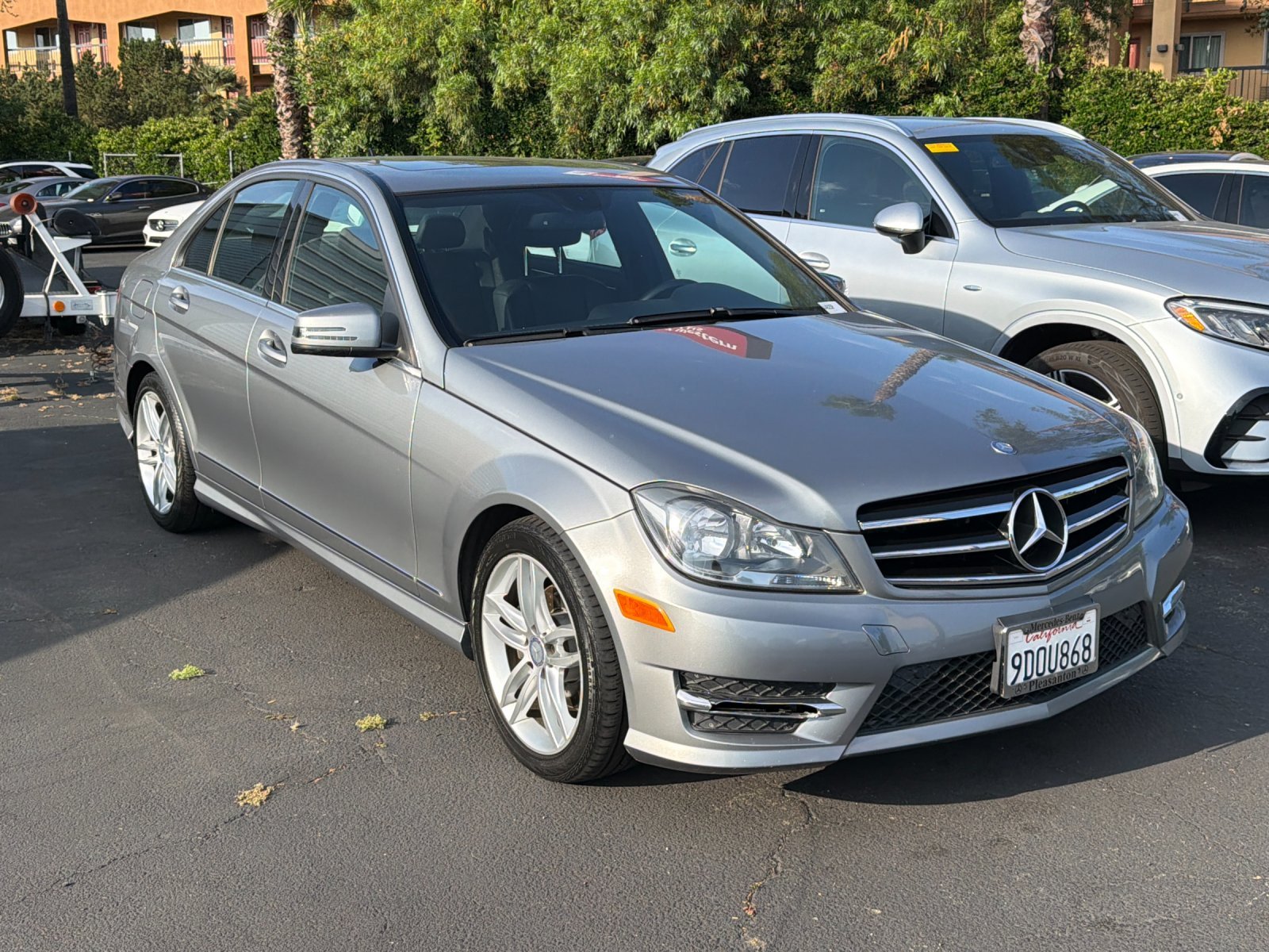 Used 2014 Mercedes-Benz C-Class C250 Sport with VIN WDDGF4HB5EA963817 for sale in Pleasanton, CA