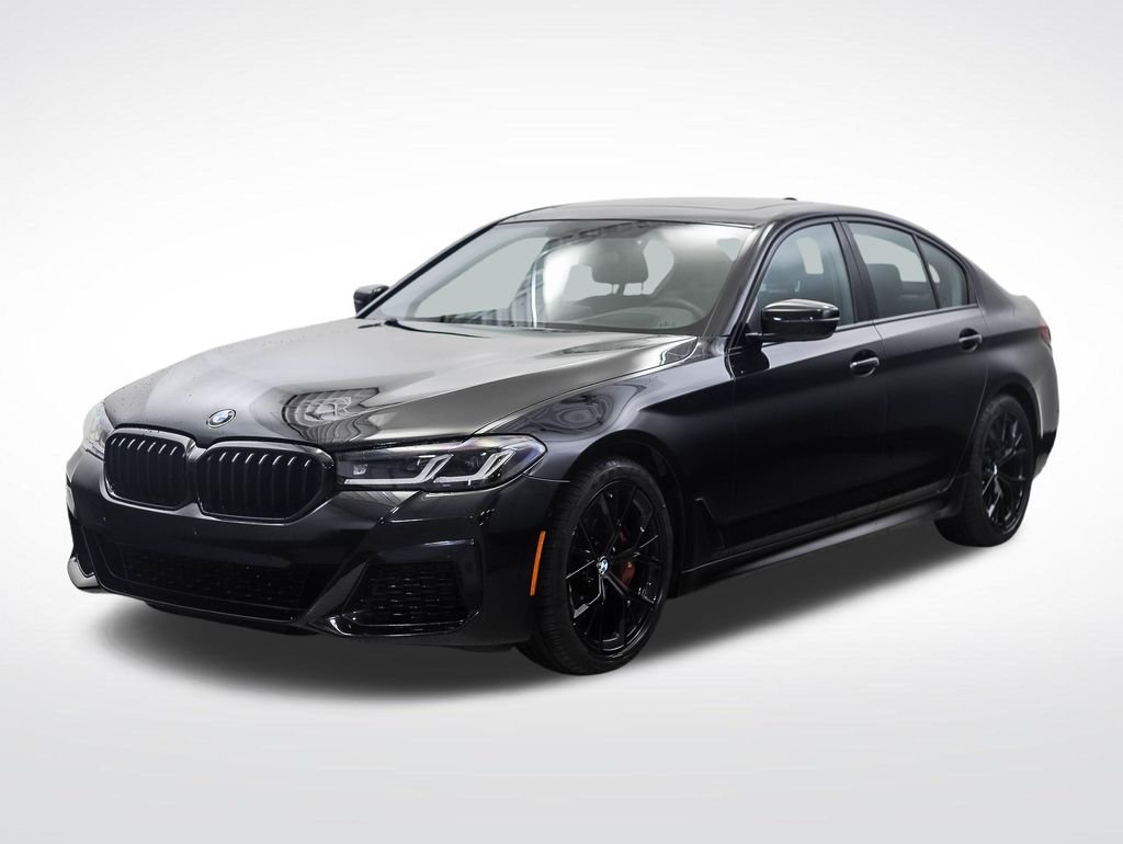 Used 2023 Black Sapphire Metallic BMW 530i xDrive image 1