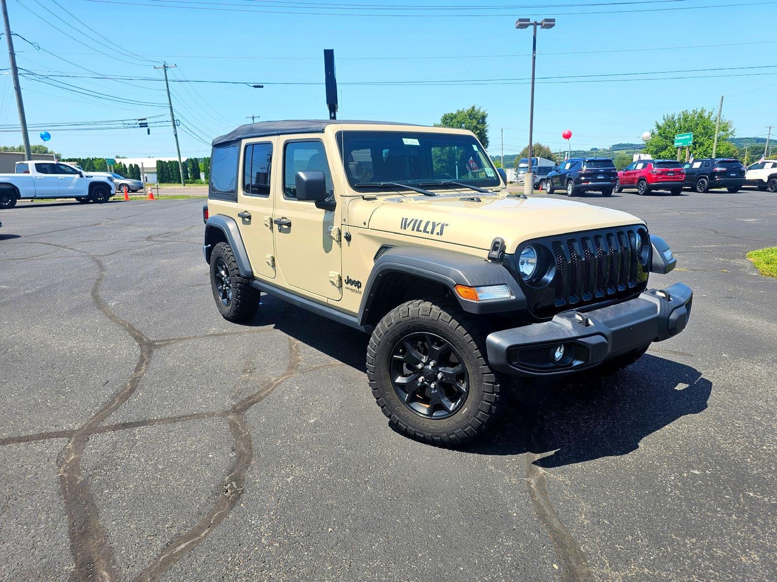 Used 2022 Limited Edition Gobi Clearcoat Jeep Unlimited Willys Sport image 3