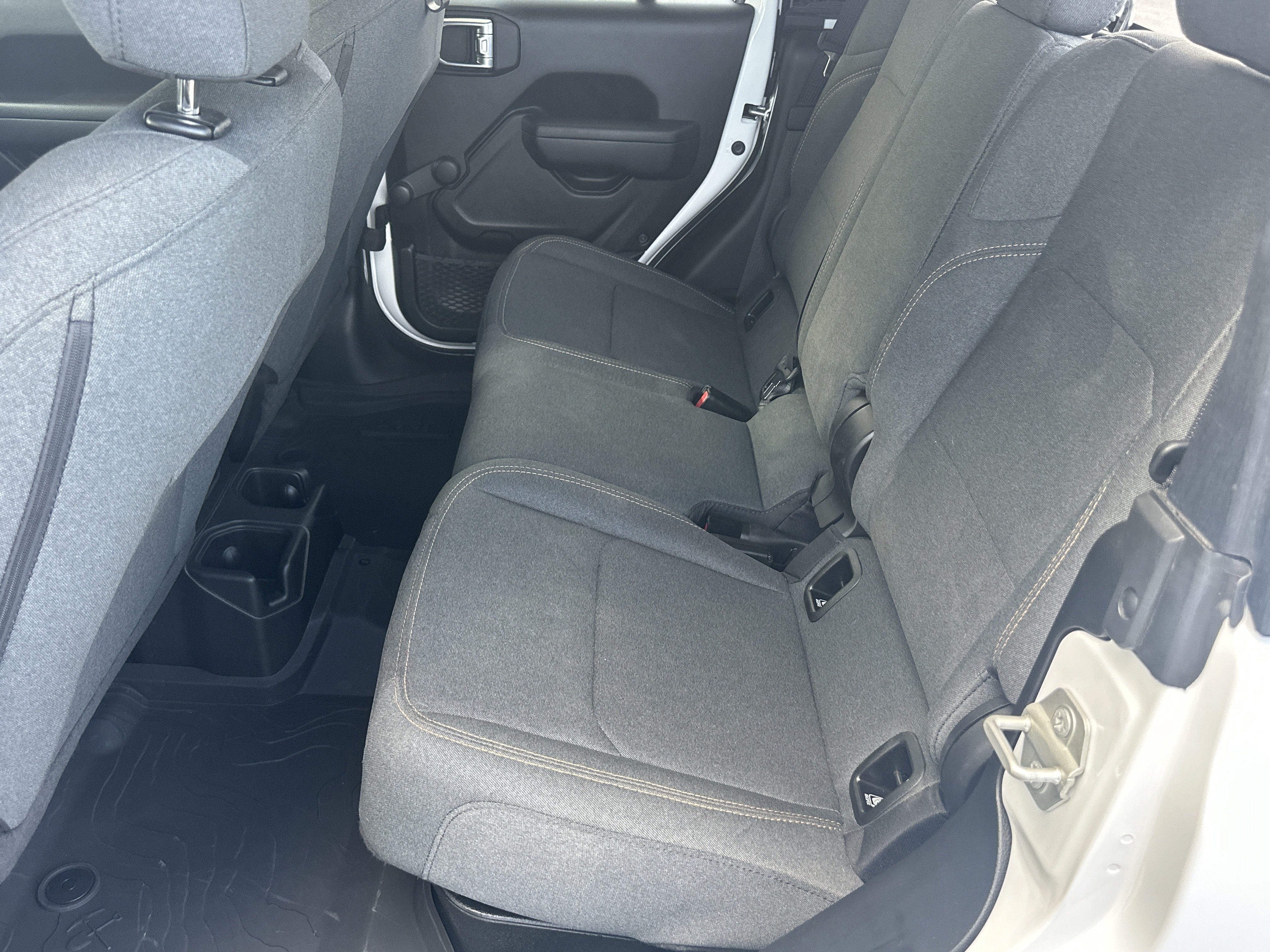 Used 2024 Bright White Clearcoat Jeep Sport image 21