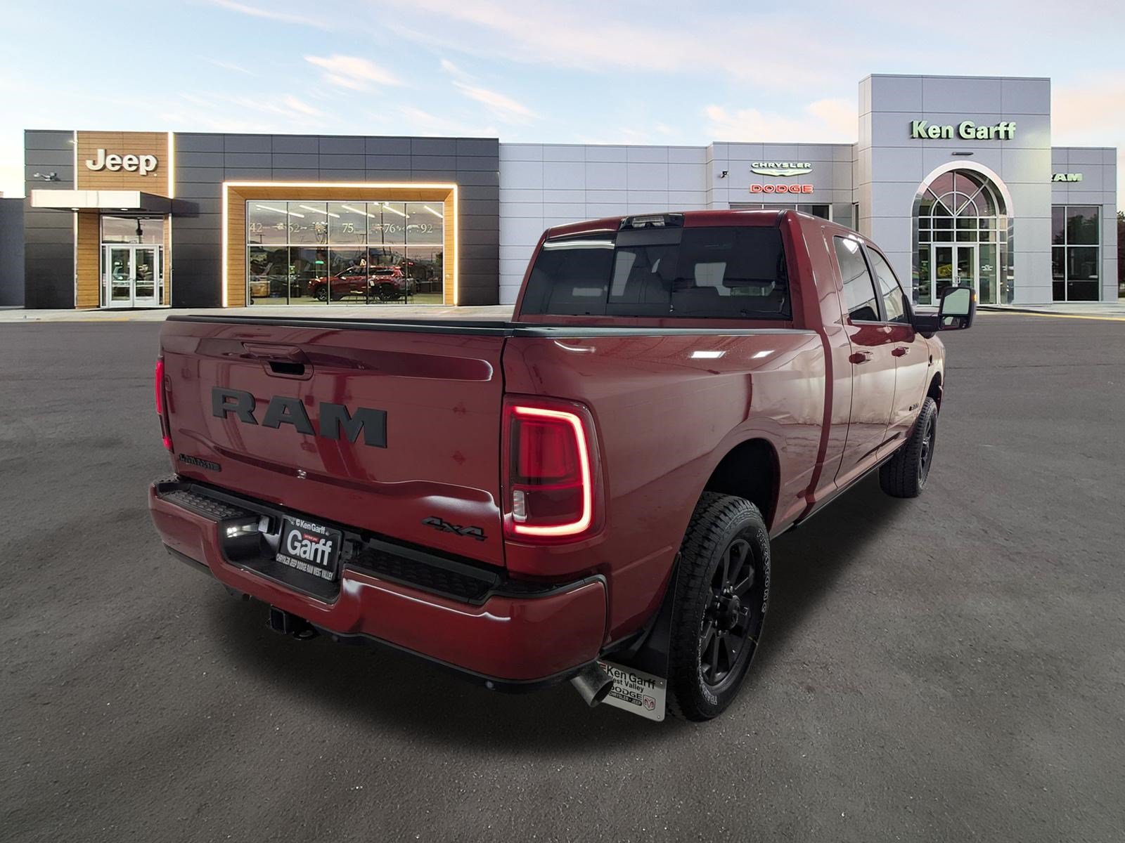 New 2026 Molten Red Pearl-Coat Exterior Paint RAM Laramie image 4