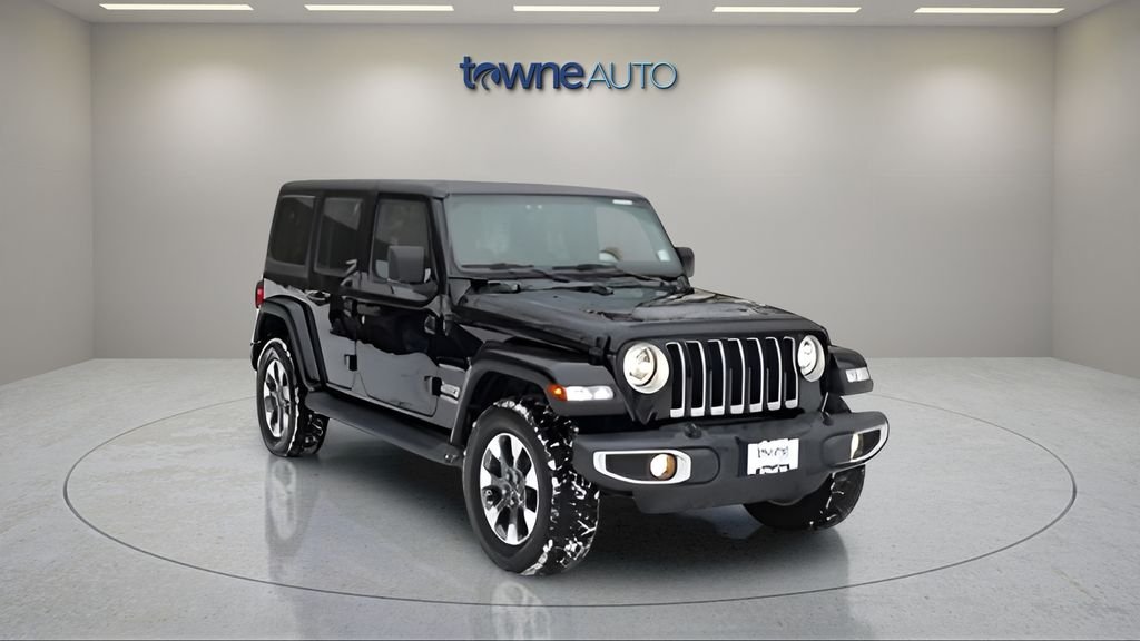 Used 2022 Black Jeep Unlimited Sahara image 7