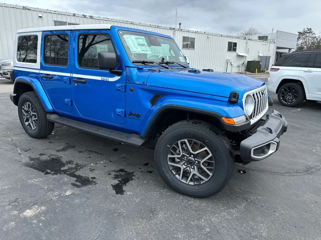 New 2026 Hydro Blue Pearl-Coat Exterior Paint Jeep Sahara image 7