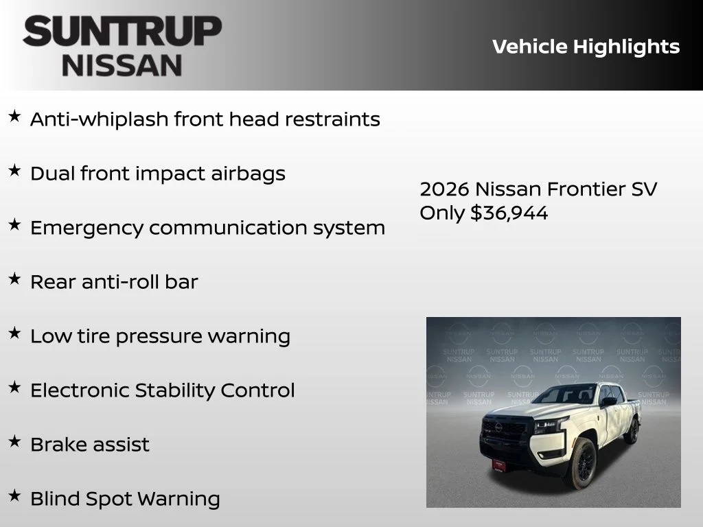 New 2026 White Nissan SV image 23