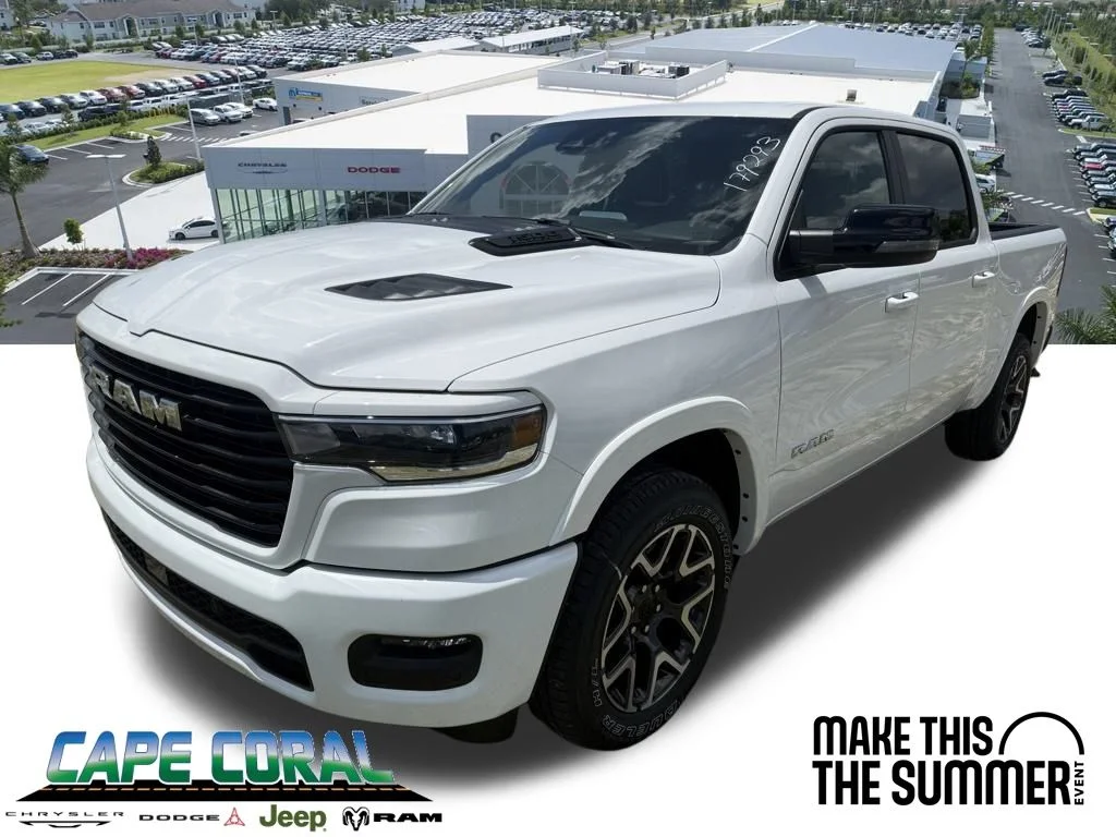 New 2026 Bright White Clear-Coat Exterior Paint RAM Laramie image 1