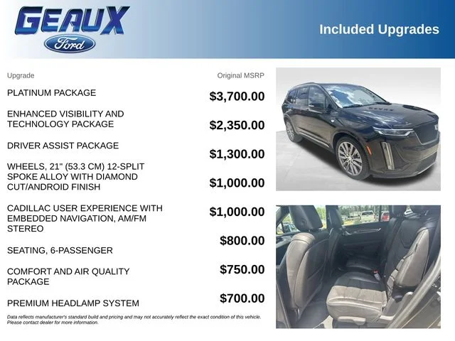 Certified Used 2021 Stellar Black Metallic Cadillac Sport image 5