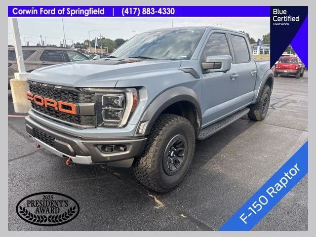 Used 2023 Azure Gray Metallic Ford Raptor image 1
