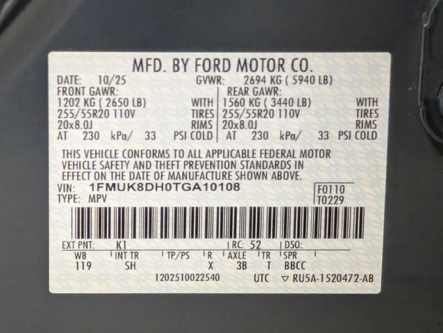 New 2026 Vapor Blue Metallic Ford Active image 55