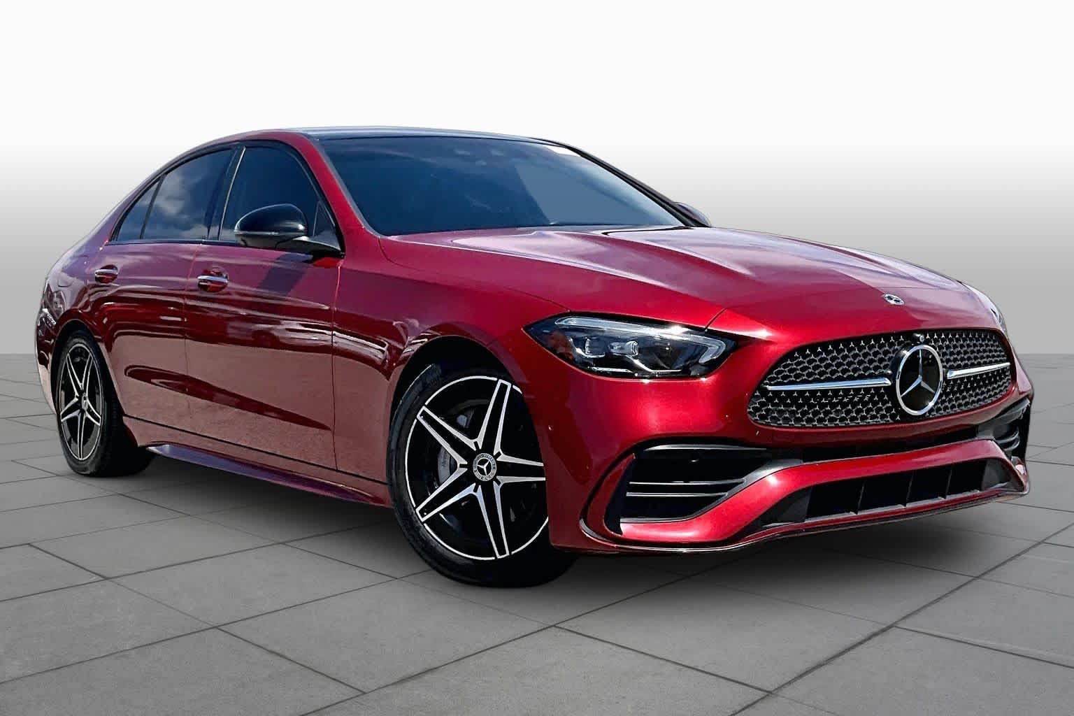 Used 2022 MANUFAKTUR Cardinal Red Metallic Mercedes-Benz C 300 image 2