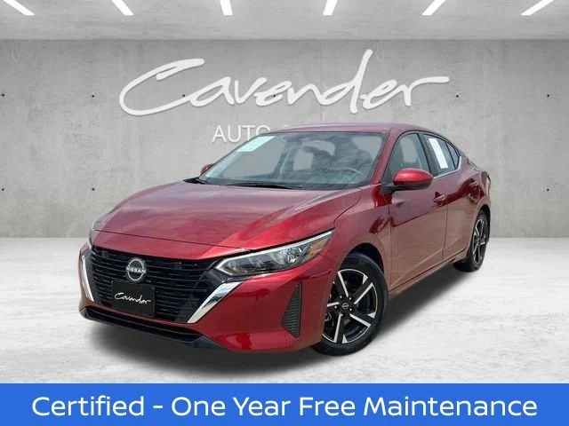 Certified Used 2025 Red Nissan SV image 1