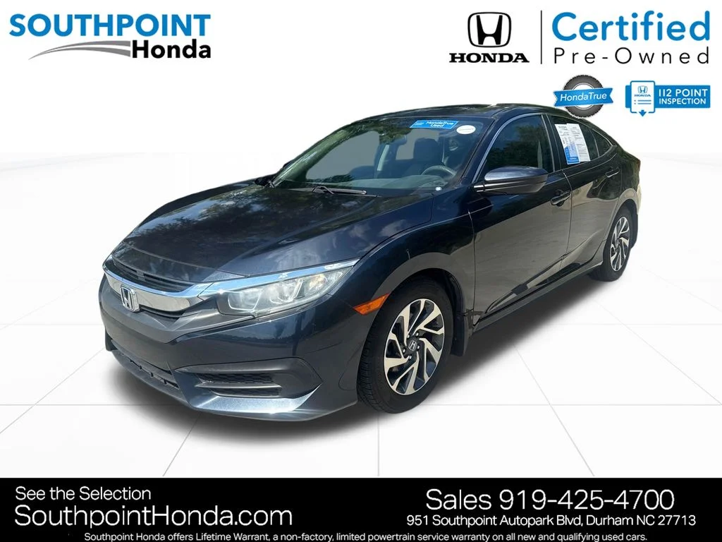 Certified Used 2017 Polished Metal Metallic Honda EX image 3