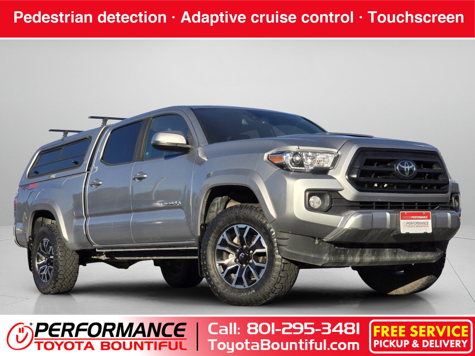 Used 2020 Silver Sky Metallic Toyota TRD Sport image 1