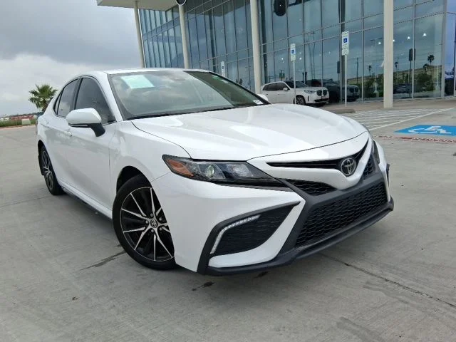 Used 2023 White Toyota SE image 1