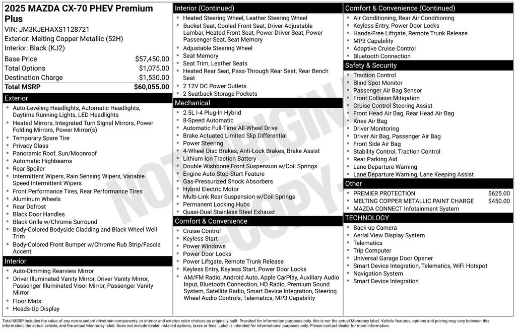 Used 2025 Brown Mazda Premium Plus image 5