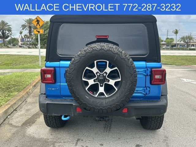 Used 2022 Blue Jeep Unlimited Rubicon 4xe image 7